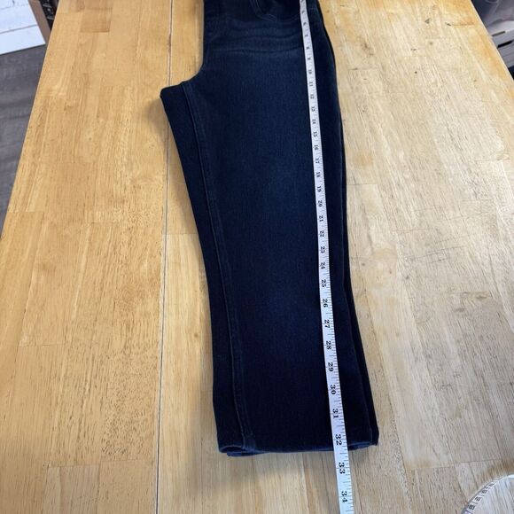 Spanx Jean-ish Capri Crop Jeggings Leggings Shaping Dark Wash 20018R Large EUC - Picture 12 of 12